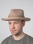 Шляпа STETSON арт. 3598205 FEDORA FURFELT (бежевый)